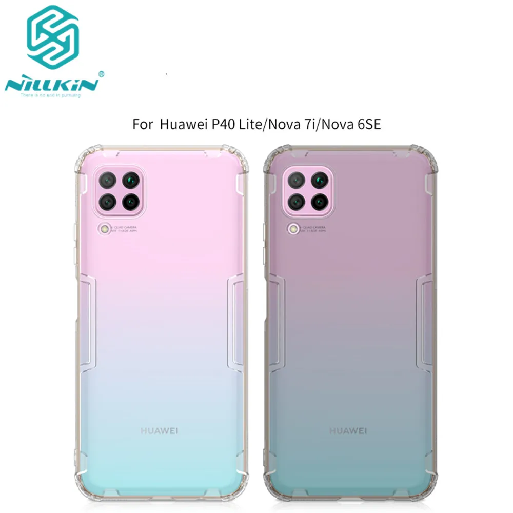 Для Huawei P40 Lite NILLKIN натуральный прозрачный ТПУ Ультратонкий чехол для Nova 7i мягкий