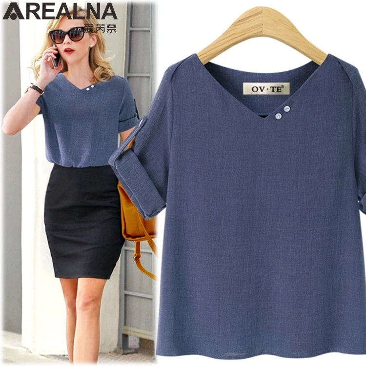 Блузки женские 2020 летние модные рубашки женская верхняя одежда размера плюс