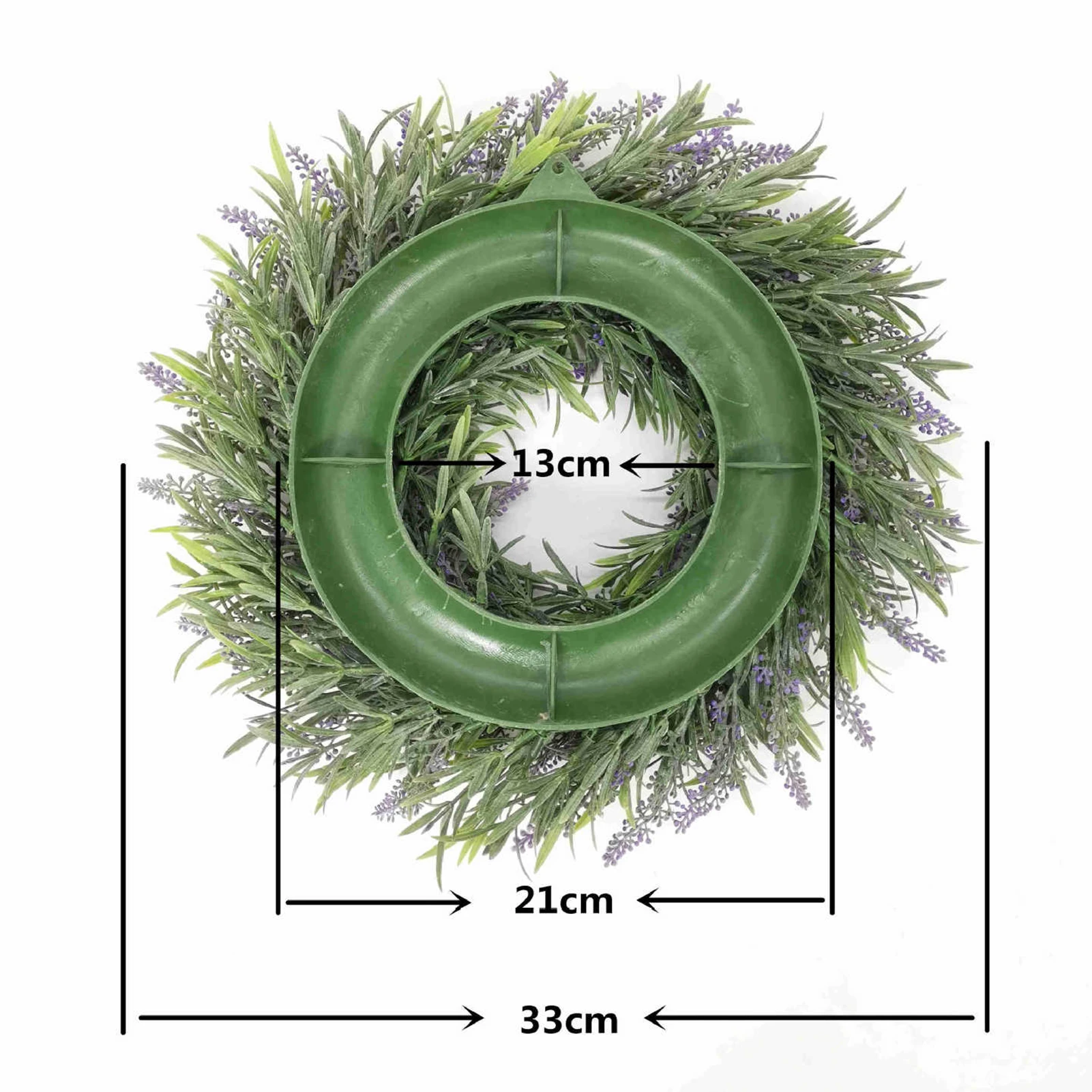 

Simulation Lavender Wreath Fake Lavender Hanging Wreath Garland For Front Door Party Valentines Day Wedding Decoration