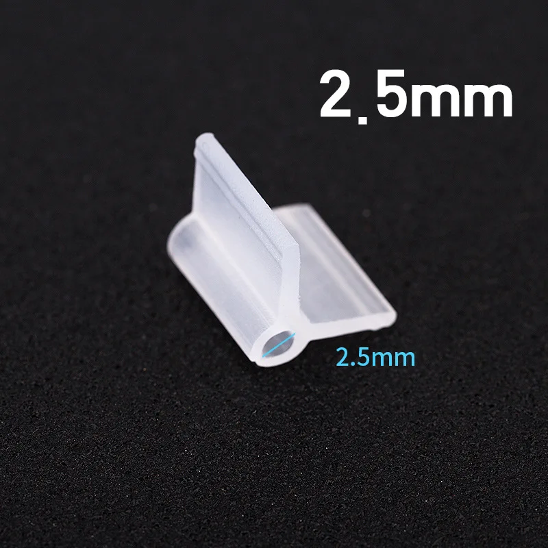 

1pcs White Horticultural Grafting Clip For 2-5mm Round Tube Stake Garden Retaining Clip For Greenhouse Frame Pipe