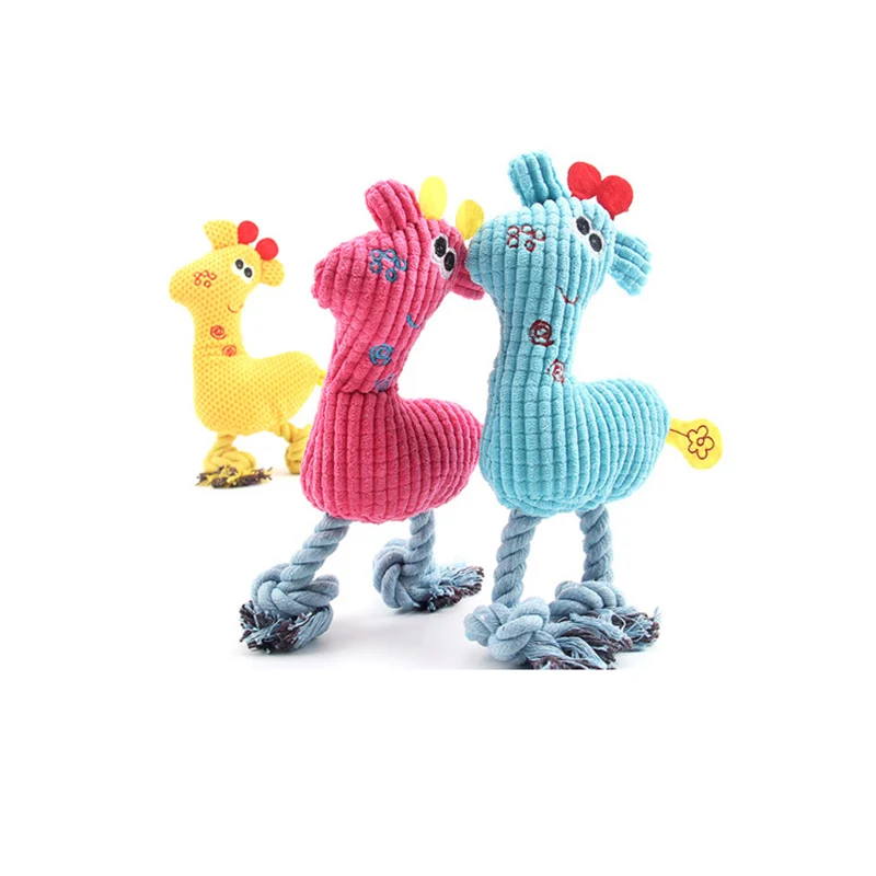 CAWAYI питомник собака игрушка щенок плюшевый жевательный писк звуковые игрушки