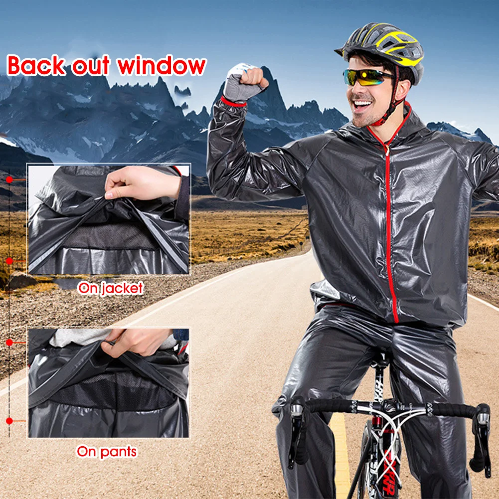 Куртка от дождя для кемпинга Мужская и Женская водонепроницаемая одежда защиты