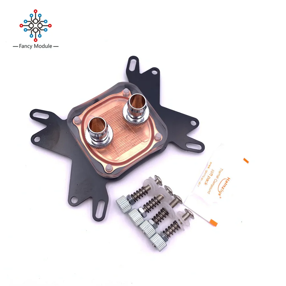 G1/4 12 9 мм бабочка типа Кронштейн для компьютера ЦП охлаждающий водяной блок