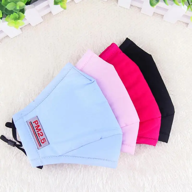 1 шт. многоцветная хлопковая маска PM2.5 для рта противопылевая ветрозащитная