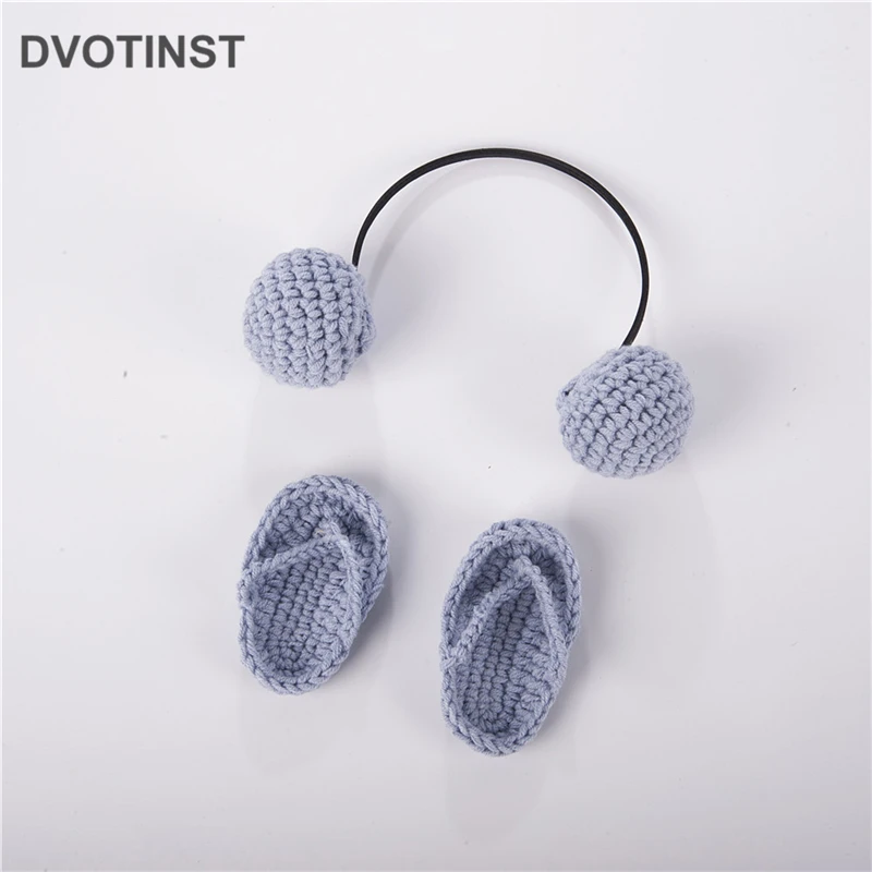 Dvotinst реквизит для фотосъемки новорожденных детские вязаные крючком мини