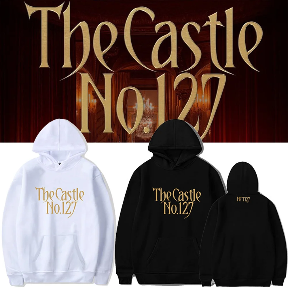 

Толстовка NCT 127, толстовка с капюшоном NCT the Castle No. 127, толстовка в стиле K-POP, хип-хоп с бархатными толстовками на осень и зиму