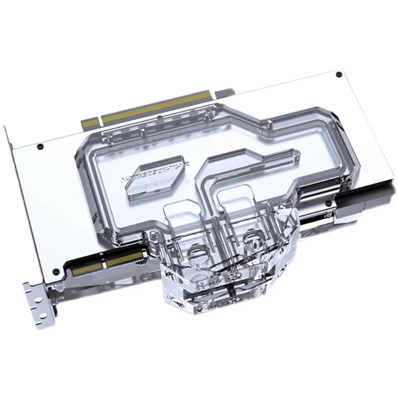 Задняя пластина Bykski полностью медный блок водяного охлаждения для