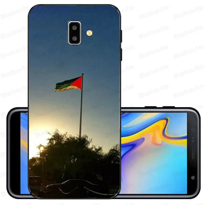 Чехол для galaxy j6 палестинский флаг ТПУ чехлы для мобильного телефона из мягкого силикона с крышкой для samsung galaxy j6 plus A6 A8 A9 A10 A30 A50 крышка