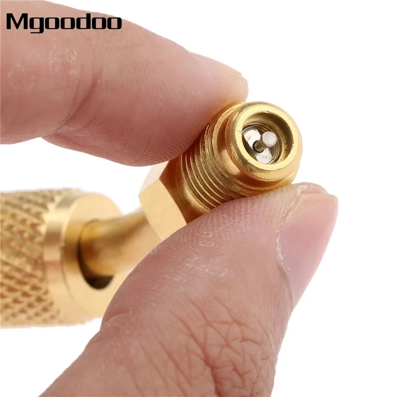 2 шт. R410a адаптер коннектор 1/4 &quotПапа-5/16&quot гнездо SAE поворотный угловой для R410A