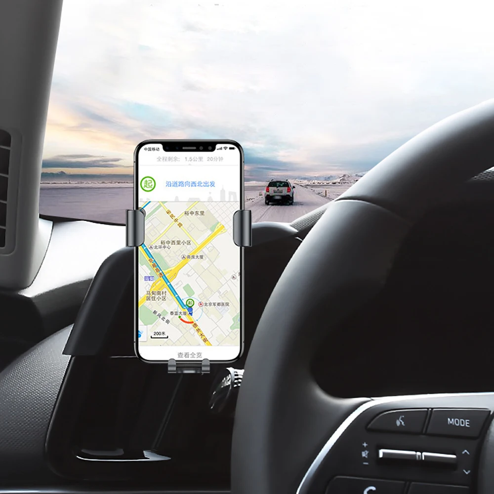 for hyundai elantra avante cn7 2020 2021 2022 car accessories plastic alloy bracket mobile phone holder air vent mount stand free global shipping