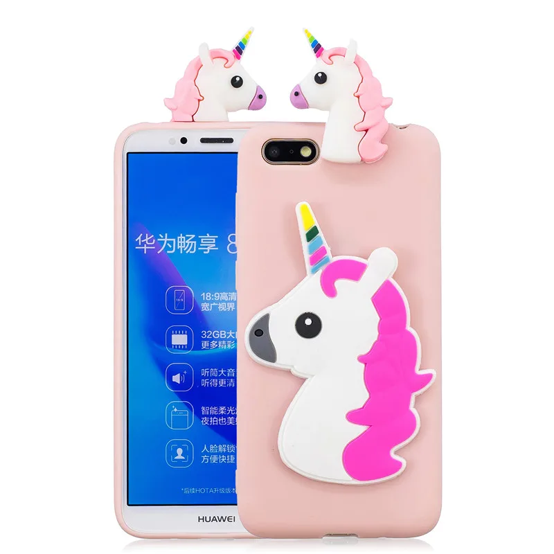 on huawei y5 2018 case 3d case for funda huawei y5 lite 2018 y 5 prime 2018 dra lx5 dua l21 cover soft silicone phone case etui free global shipping