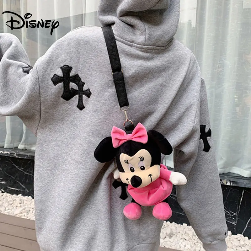 Миниатюрная сумка с Микки Маусом и Минни детский рюкзак на плечо плюшевые