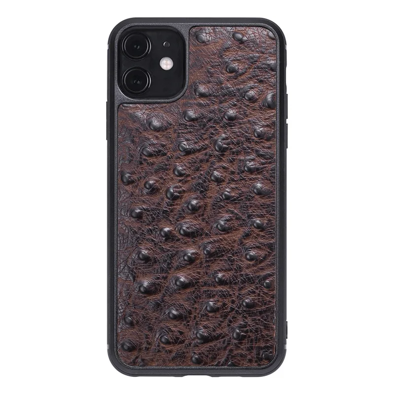 

Suitable for iPhone 12 case Apple 12 Pro premium ostrich protective cover