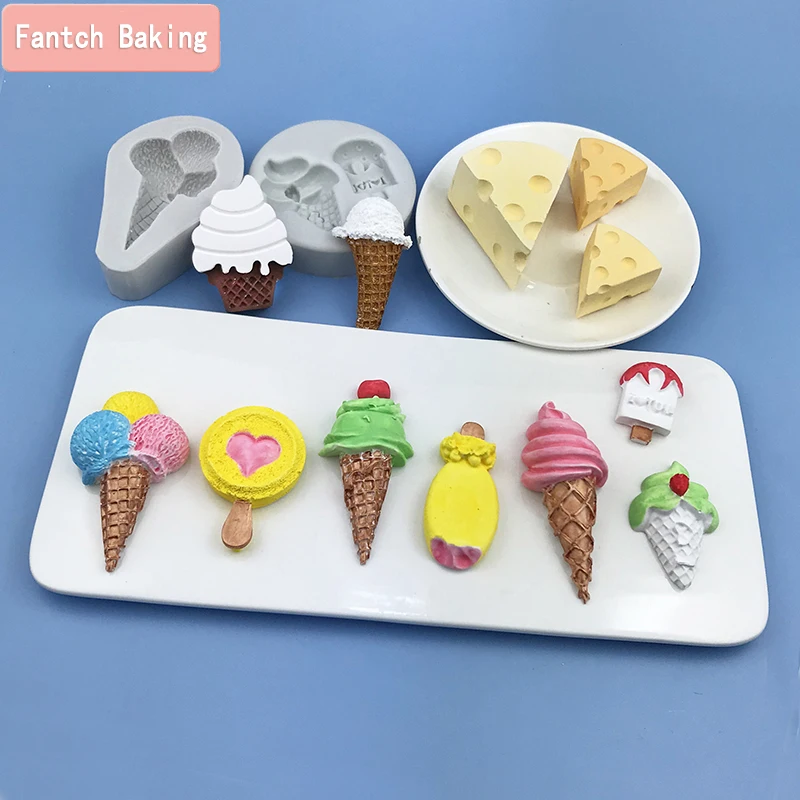 2020new сыр Мороженое Форма Шоколад силиконовая форма помадка желе для торта