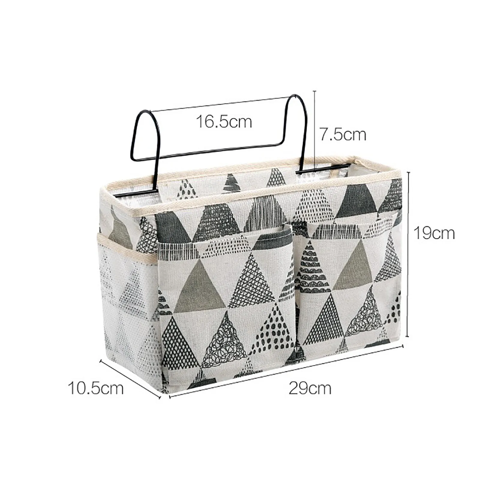 

Fabric Bedside Storage Hanging Bag Storage Bag Bedside Pockets Gadget Storage Holder Book Bed Organizer Couch Hanging Bag