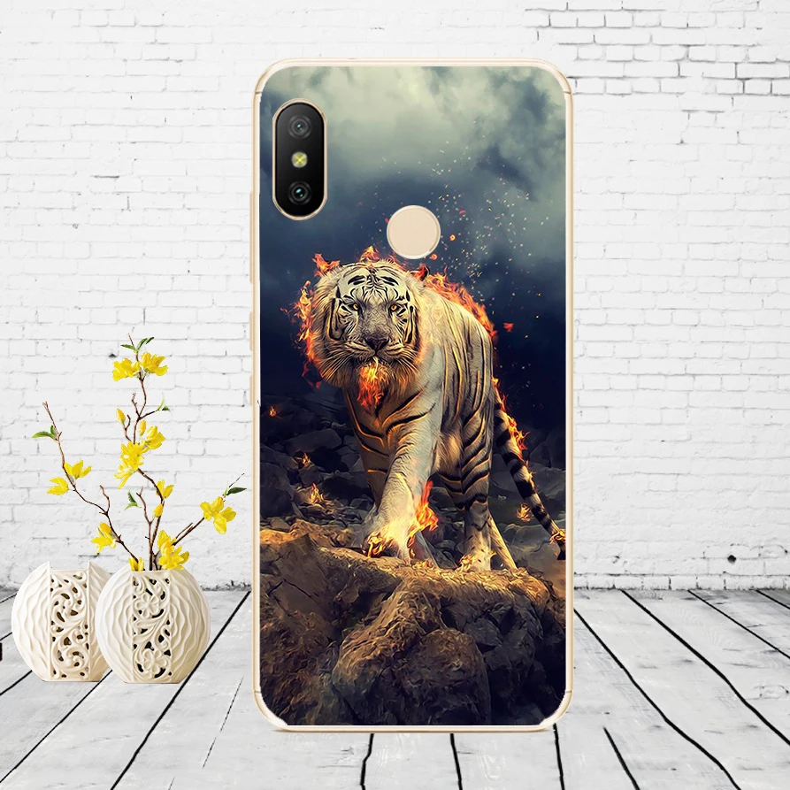 H34 Силиконовый чехол для Xiaomi mi A2 LITE, чехол с полной защитой, мягкая задняя крышка из ТПУ, чехол для телефона s для Xio mi A2 LITE, бампер - Цвет: H34