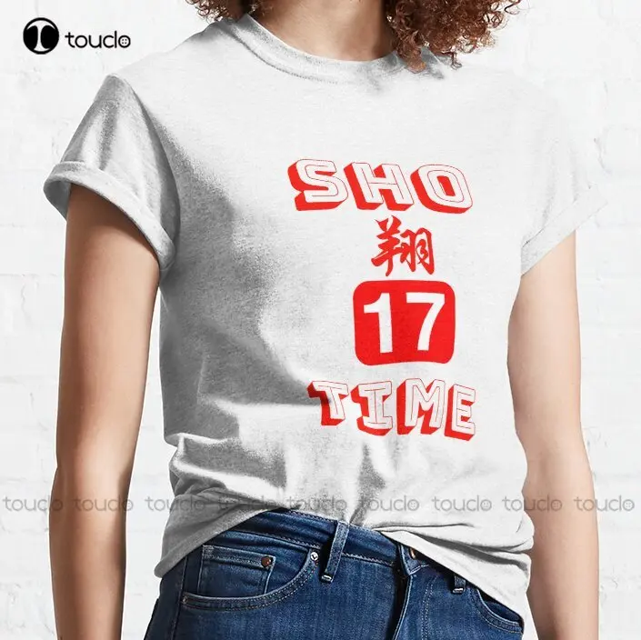 

New Sho Time 17 Shohei Ohtani Japanese Baseball 17 Classic T-Shirt Cotton Tee Shirt S-5Xl