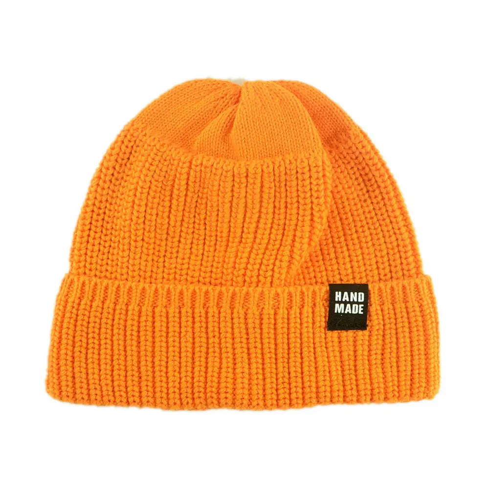 Золотой Beanies/Новинка года; однотонные вязаные теплые мягкие модные шапки в Корейском стиле; детские шерстяные Повседневные шапки; элегантная шапочка - Цвет: Золотой
