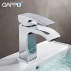 GAPPO смеситель для ванной комнаты, кран для раковины, кран для раковины, кран на бортике, водопад на выходе, носик, смеситель для холодной и горячей воды torneira