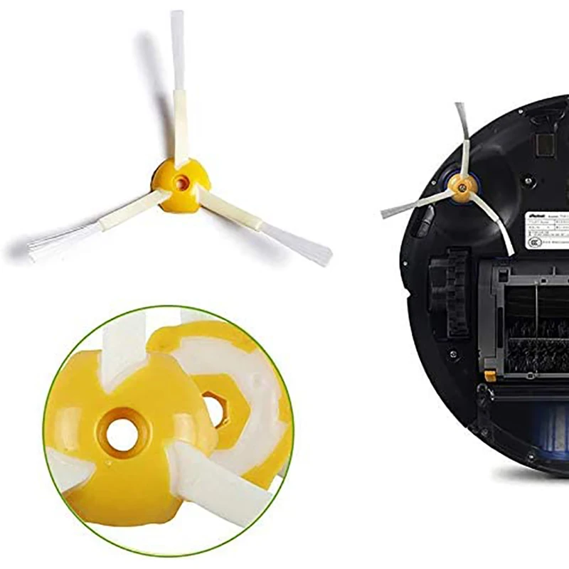 

HOT-Replacement Parts Kit for IRobot Roomba 500 600 Series Filters,6 Side Brush,1 Pair Bristle Brush & Flexible Beater Brush