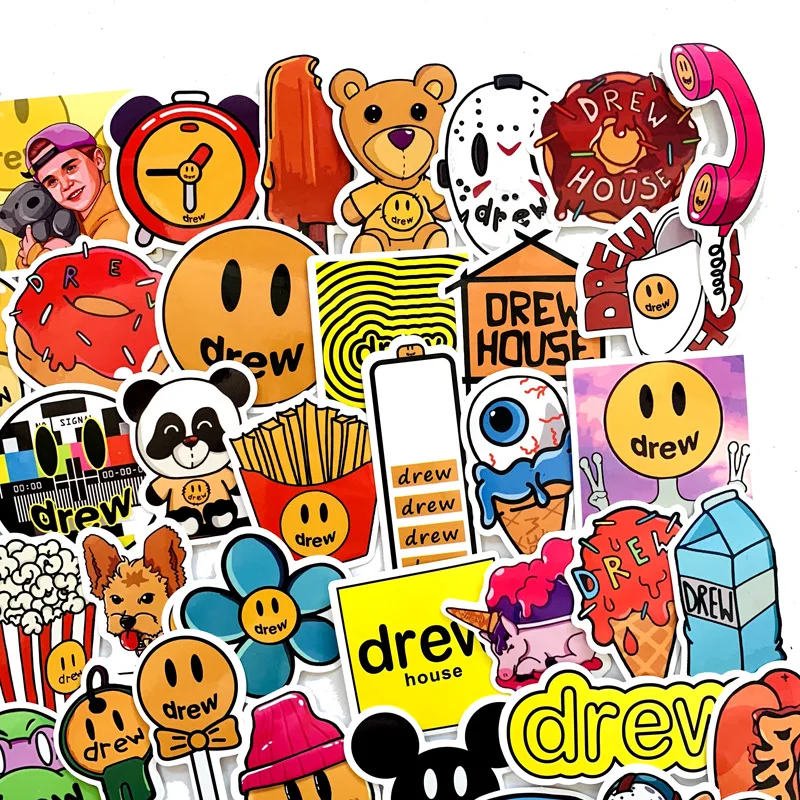 50 шт./компл. стикер для гидрофляги ПК багажа ноутбука мотоцикла|Наклейки на стену|