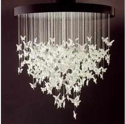 Люстра бабочка из зарубежной смолы ангел спальня музыка Ресторан Бар гостиная