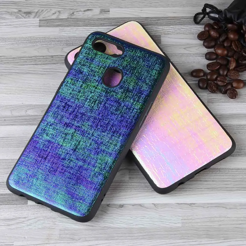 Ультратонкая кожаная задняя крышка Coque для OPPO A7 PBFM00 AX7 / F11 PRO CPH1969 k1 R17 Pro RX17neo