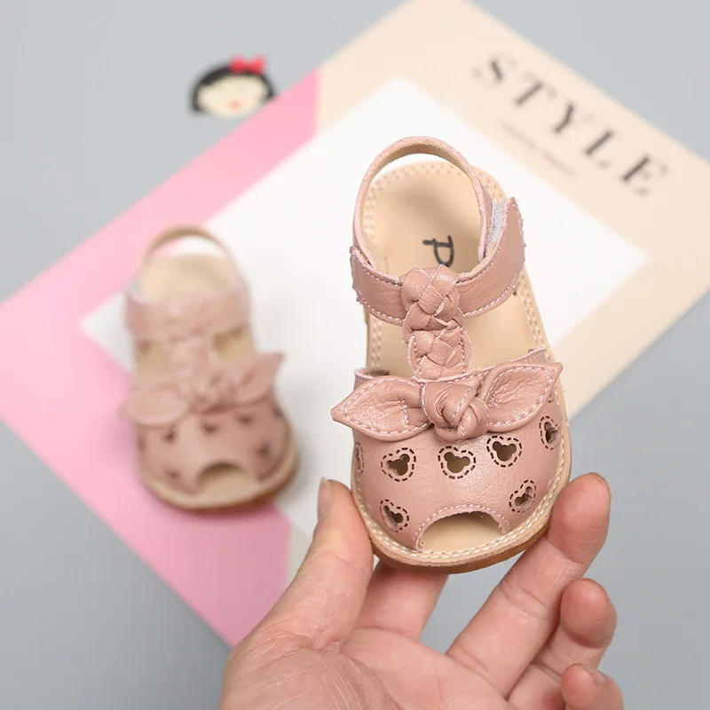Мягкие сандалии для маленьких девочек летняя новая обувь малышей принцессы