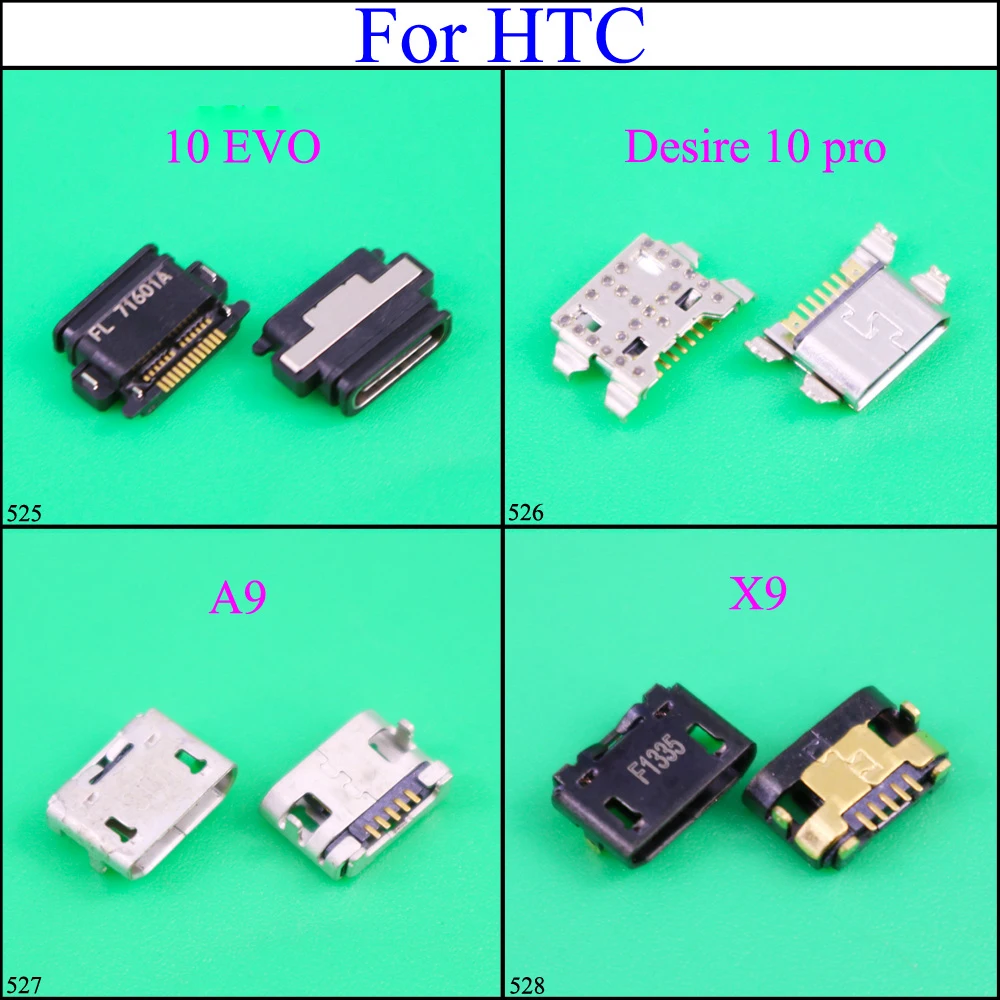 Микро USB зарядный порт YuXi разъем для замены HTC U11/U11 + U 3w Desire 10 pro A9 X9|Шлейфы мобильных