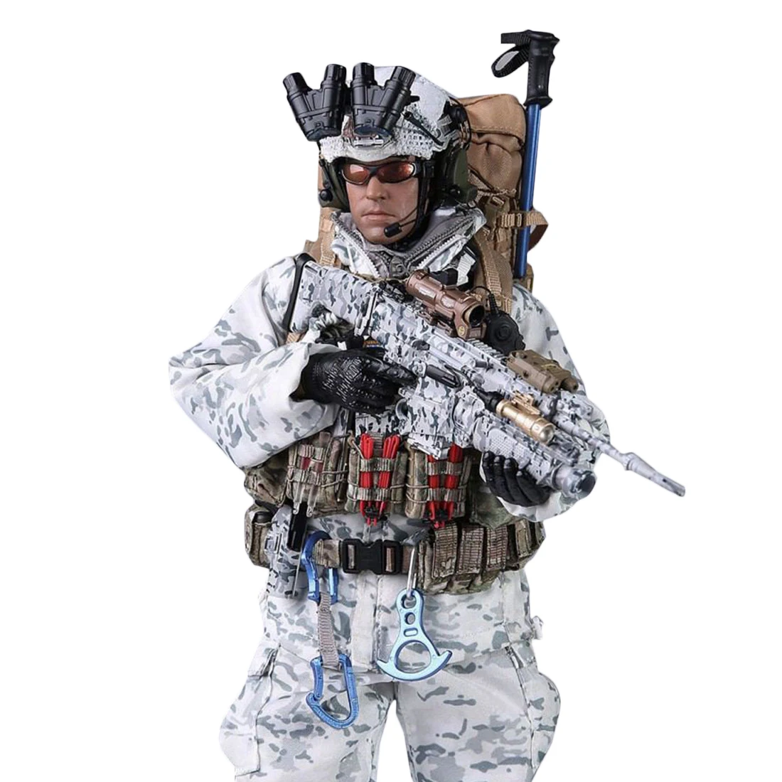 1/6 30 см м018 темно синее уплотнение зимняя Боевая тренировка 2 0 Мужская фигурка