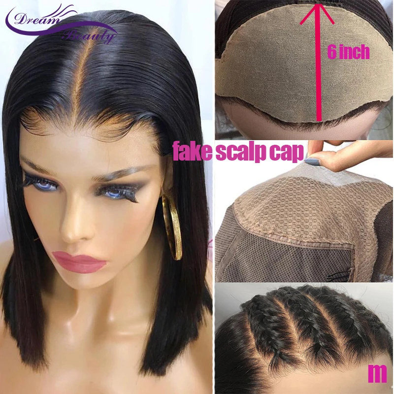 Dream beauty, перуанские человеческие волосы Remy, розовый цвет, передний кружевной парик, предварительно выщипанные волосы, прямые волосы с детскими волосами, бесклеевые парики