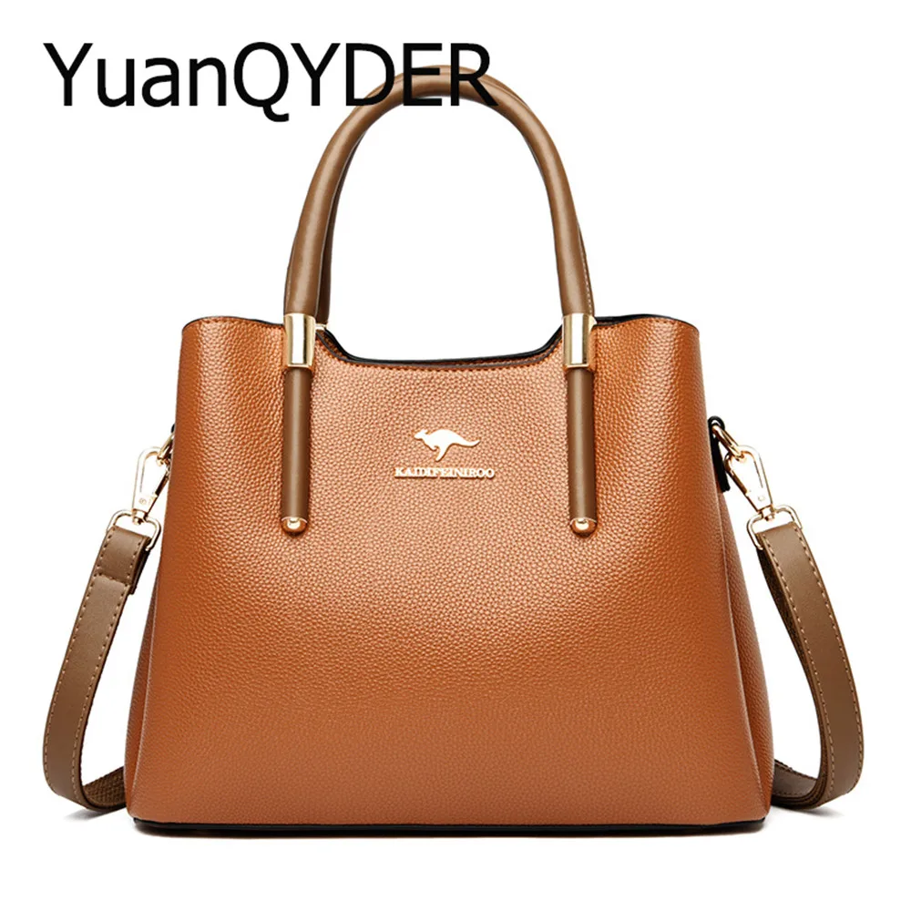 

Модная женская сумка с ручками сверху, дизайнерская женская сумка контрастных цветов с ручками, роскошная сумка через плечо из натуральной ...