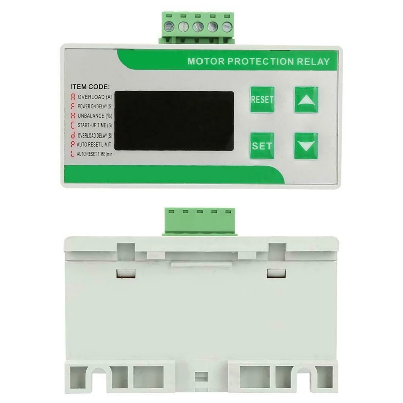 AC220V 2-99A LED Overload Phase Loss Motor Protection Relay Digital Electric Protector | Инструменты