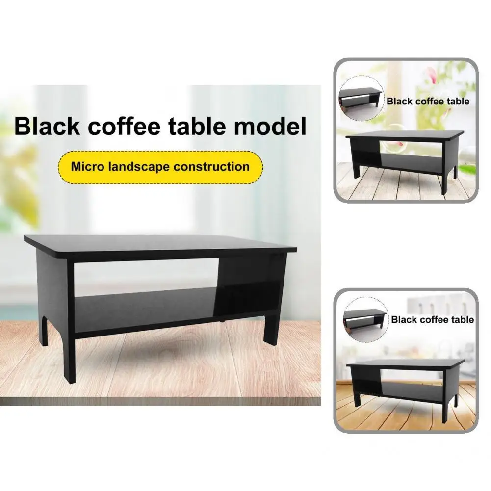 

Useful Coffee Table Model DIY Acrylic Dollhouse Coffee Table Model Mini Coffee Table Miniature Coffee Tea