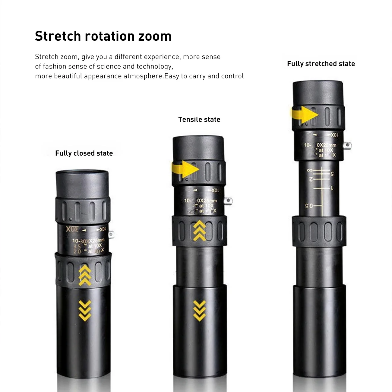 

10-300x40mm Monocular Telescope Super Monocular Quality Eyepiece Portable Binoculars Hunting Night Vision Scope Camping