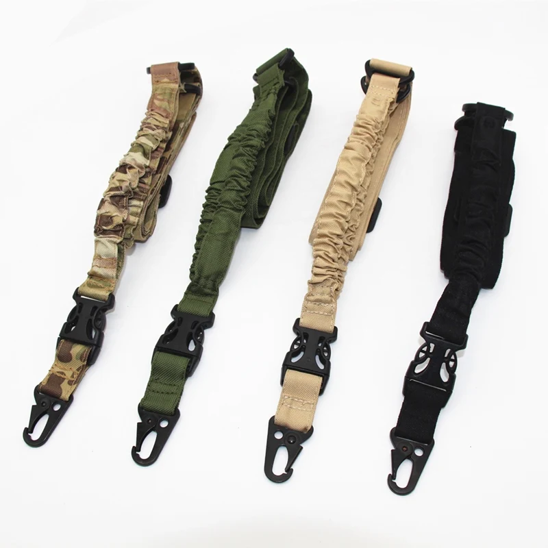 Тактический один 1 Единая точка винтовка Слинг Airsoft M4 AR 15 AK47 M16 ружьё пистолет Sling