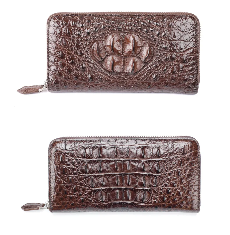 

Fashion Crocodile Handbag Crocodile Leather Men Wallet Luxury Designer Purses Genuine Top Quality