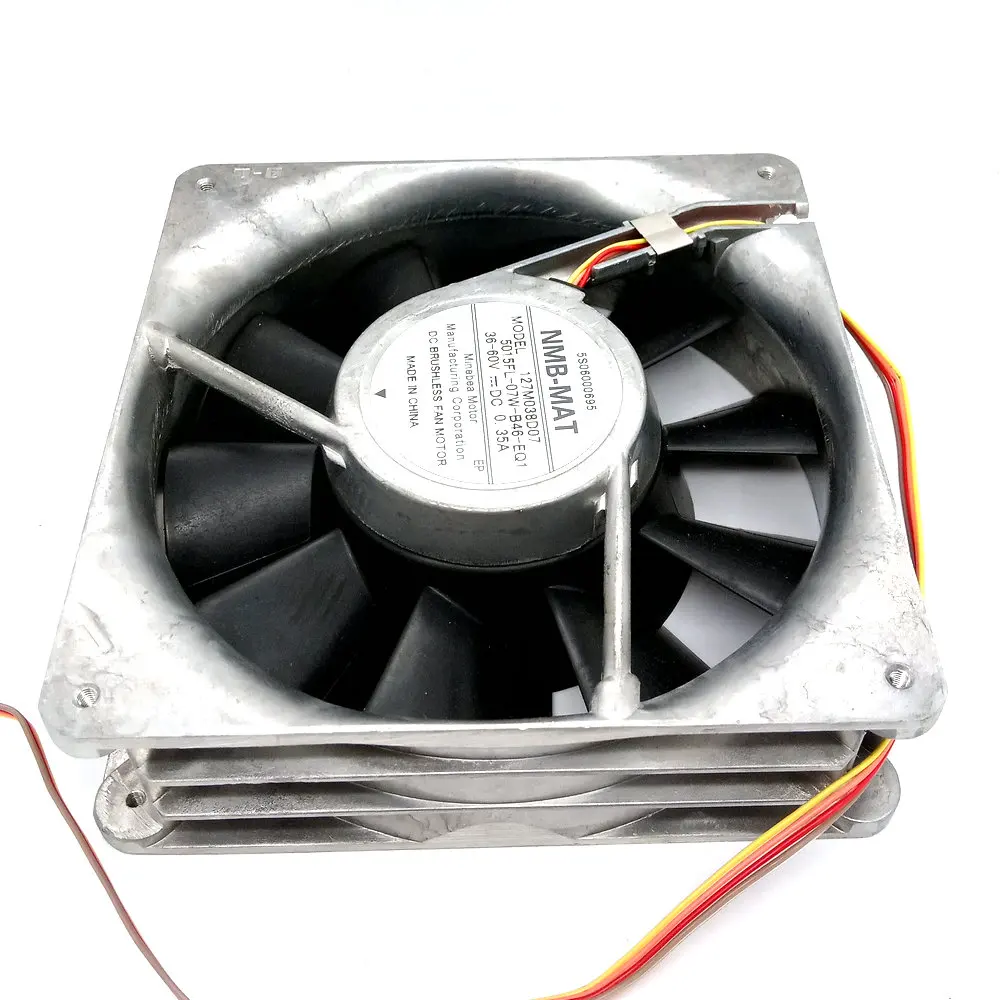 Оригинальный NMB-MAT 127M038D07 5015FL-07W-B46-EQ1 30-36V 0.35A алюминиевая рама Вентилятор охлаждения