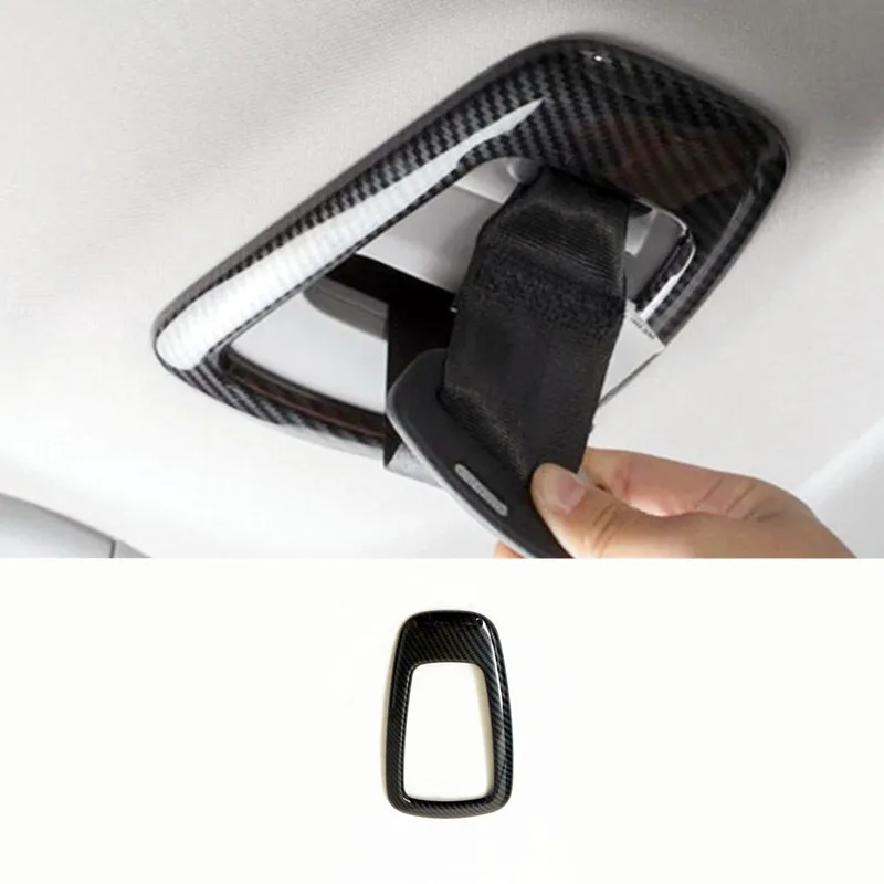 

ABS Carbon fiber For Honda CR-V CRV 2017 accessories Car rear roof frame sticker Cover Trim Car-styling 1pcs