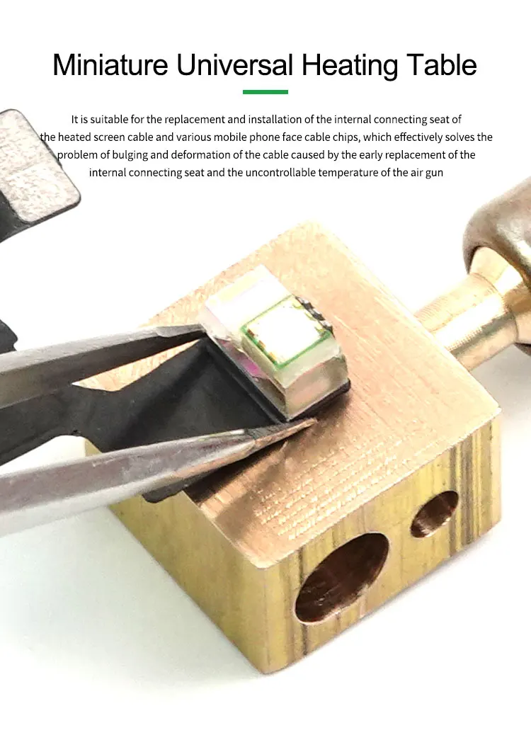 soldering iron station Mini Heating Table Pure Copper Production RELIFE RL-067 3 In 1 Soldering Iron Tip For 936 210 T12 Series hot stapler