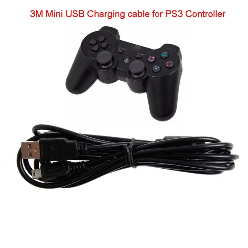 3M 10 футов мульти контроллер usb зарядное устройство кабель Шнур для Playstation 3 PS3