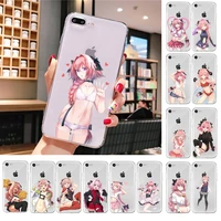 astolfo anime girl phone case for iphone x xs max 6 6s 7 7plus 8 8plus 5 5s se 2020 xr 11 11pro max clear funda cover