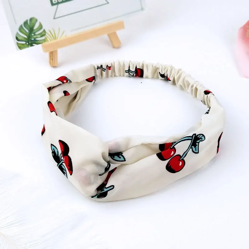 Женские аксессуары для волос модная повязка на голову из шифона с узелком и