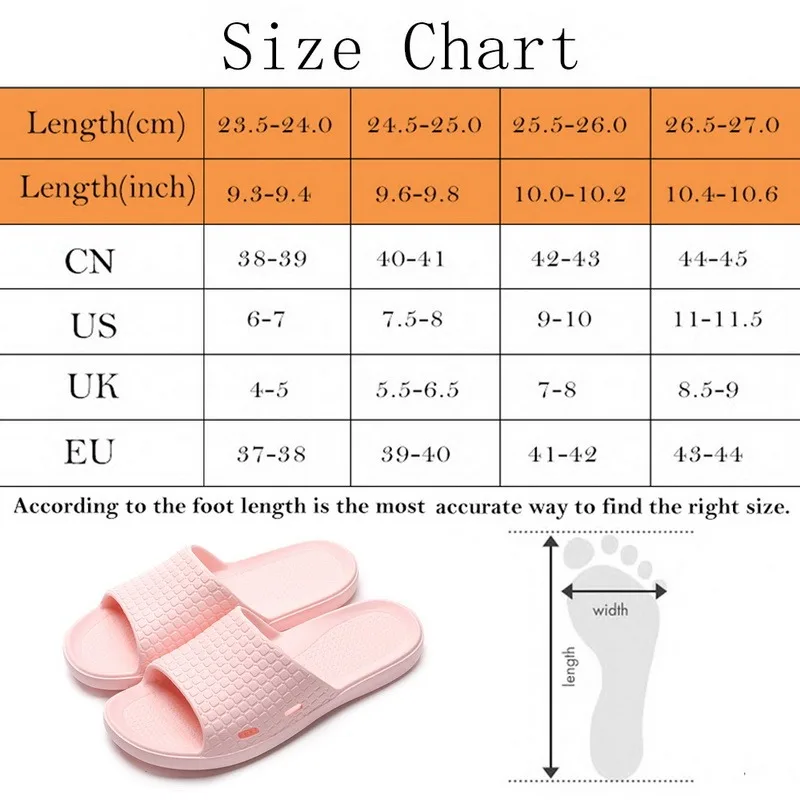 

Summer Men Indoor Slippers Floor Flat Shoes Indoor Eva Flip Flops Man Woman Non-slip Bathroom Home Slippers