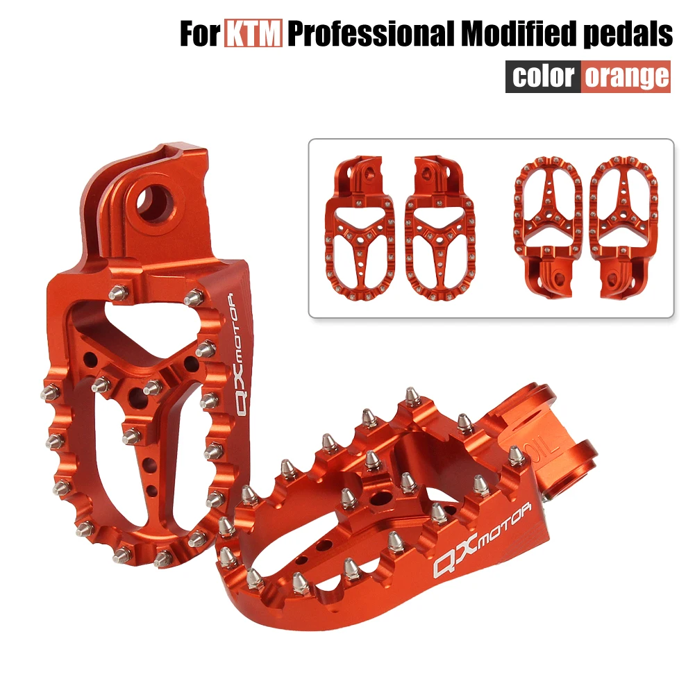 

For KTM SX SXF EXC EXCF XCF XCW XCFW 65 85 125 150 250 300 350 400 450 530 MX Enduro Motorcycle CNC Foot Pegs Foot Rests