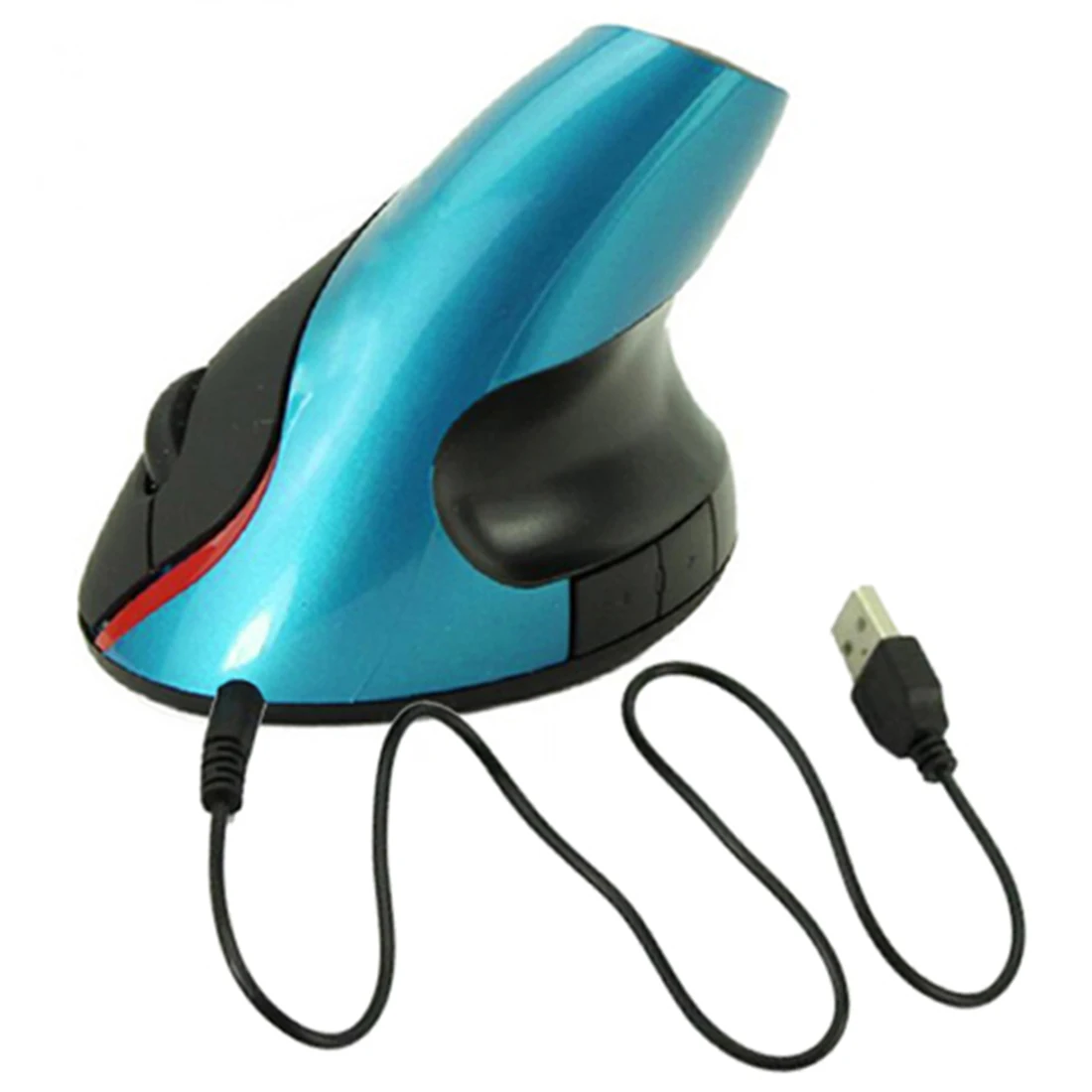 blue Etmakit, эргономичный дизайн, USB, Вертикальная оптическая мышь, заживление запястья, для компьютера, ПК, ноутбука, настольная мышь для предотвращения - Цвет: blue