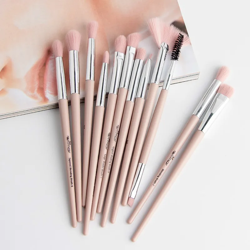 Новые кисти для макияжа Набор 3 12 шт./лот тени век растушевка подводка глаз
