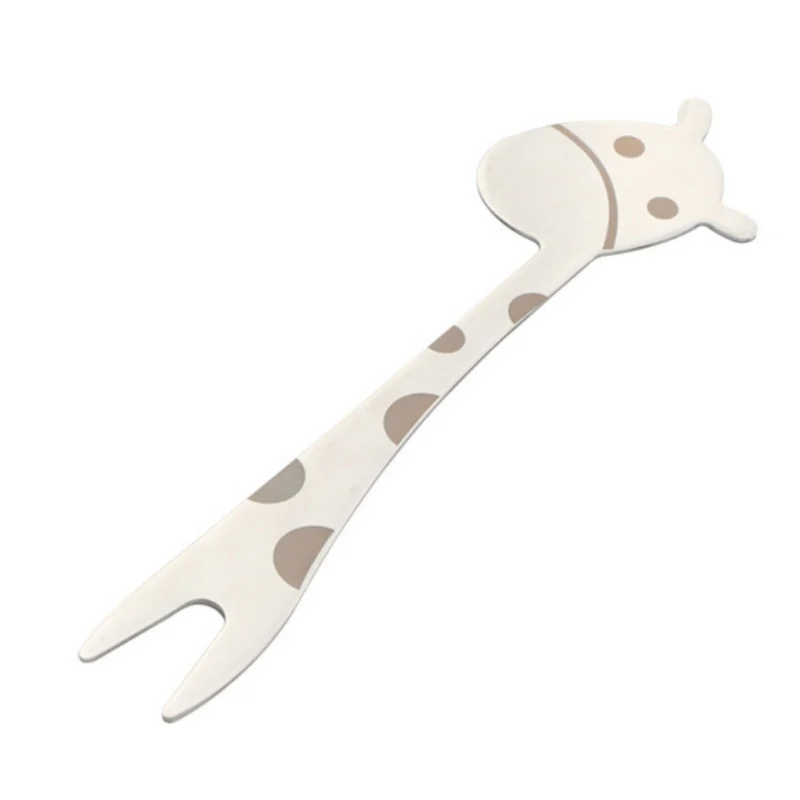 Нержавеющая сталь цвета радуги ложка с длинной ручкой и вилки совок для супа