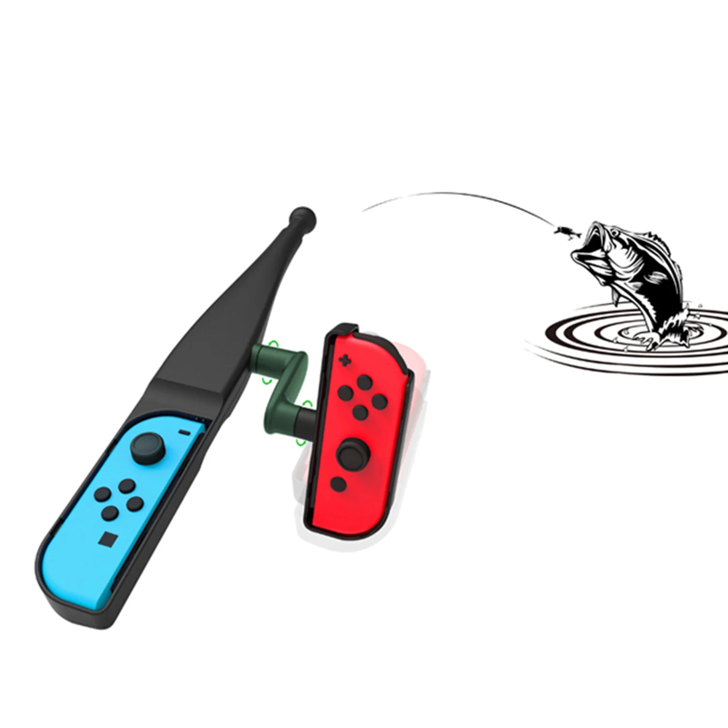Bevigac Портативный двигаться Sebse удочка Рыба полюс опора для Nintendo Switch Joy Con консоль