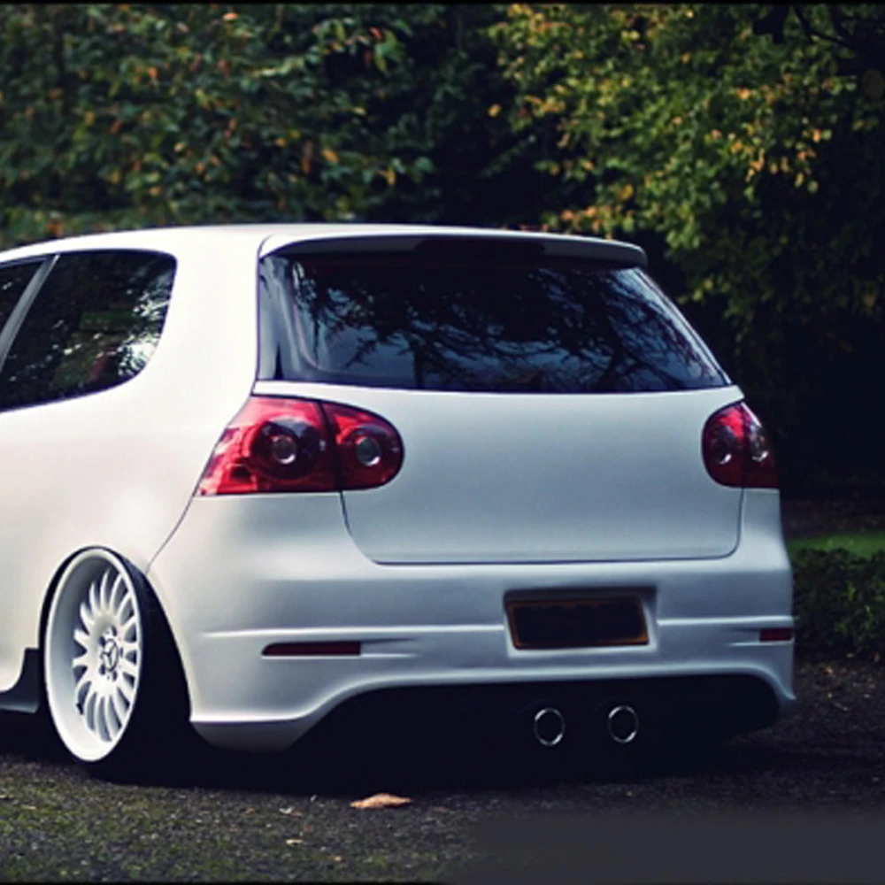 R32 MK5 углеродного волокна комплект задней части кузова бампер для Volkswagen VW Golf5 2005
